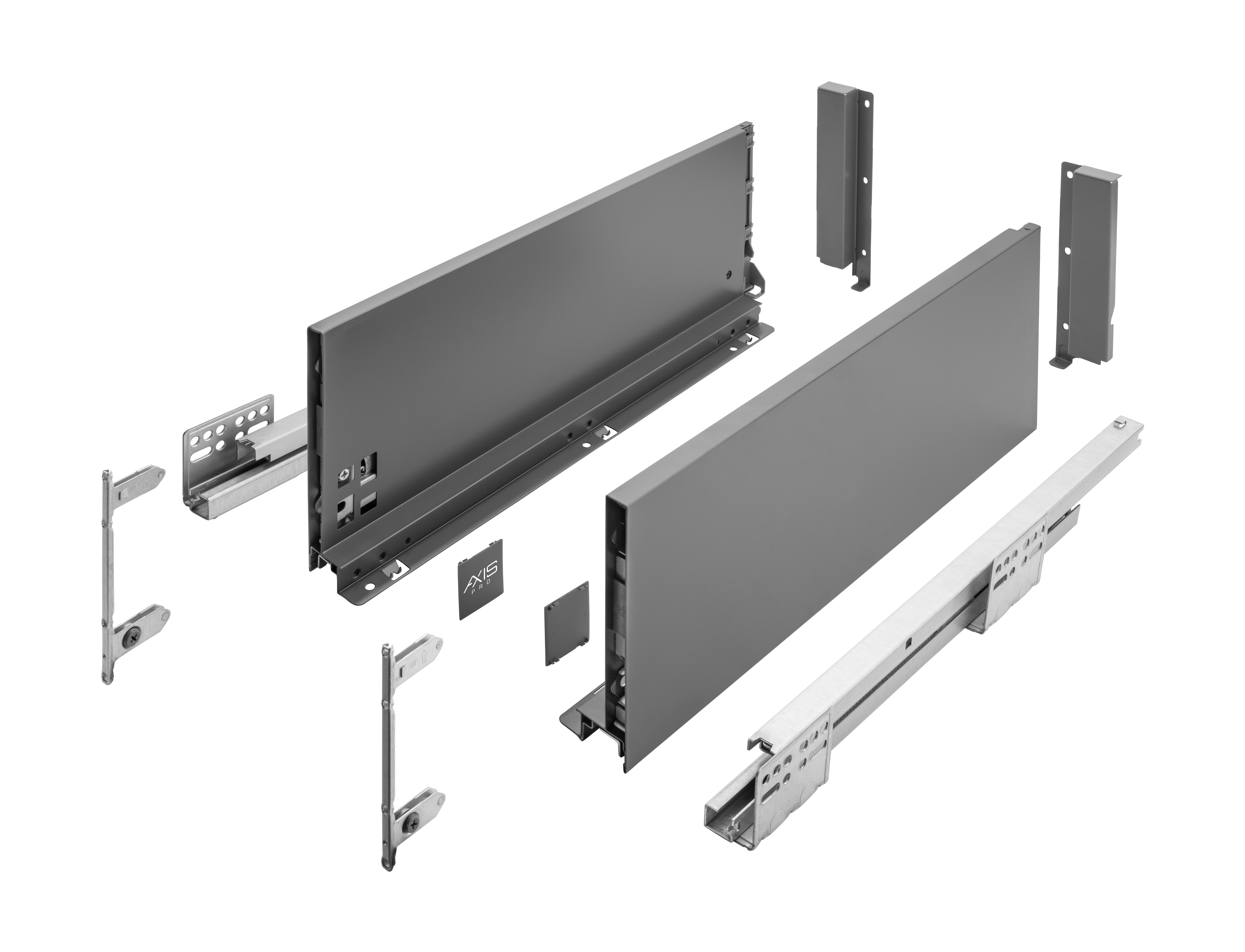GTV AXIS PRO fiókrendszer – H168, csillapított záródású